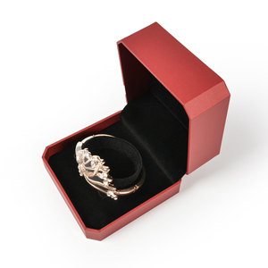 <b>Black</b> Classic Elegant Vintage Leather Jewelry <b>Box</b> Luxurious Paper Hot Stamped Bracelet Earring Necklace Ring Packaging for - Product Image 5