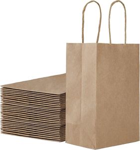 SenAng07 Diseño Popular Bolsas de Papel Kraft para Café Bolsas de Papel al por Mayor con Asa - Product Image 5