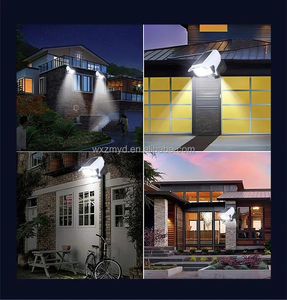Capteur Spots muraux Caméra de simulation Surveillance simulée Lumière solaire extérieure de jardin Lampes murales à led <span class=keywords><strong>avec</strong></span> <span class=keywords><strong>télécommande</strong></span> - Product Image 3