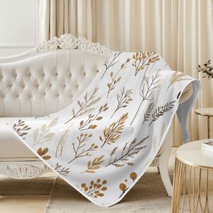 Custom image Quilted Cooling Silk-Feel <b>Blanket</b> Soft Microfiber Fabric with Custom Logo <b>Waterproof</b> and Anti-Static for Home Use - Product Image 5