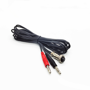 メーカー2社製 2in1 ブラックレッド RCAオスプラグ - 2.0/4.0mmバナナプラグ 医療機器用ケーブル - Product Image 5