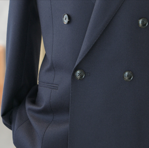 Costumes pour hommes, deux pièces, <span class=keywords><strong>costume</strong></span> formel pour <span class=keywords><strong>homme</strong></span>, <span class=keywords><strong>costume</strong></span> de marié, vêtements de bal, <span class=keywords><strong>costume</strong></span> élégant ajusté pour <span class=keywords><strong>homme</strong></span>, <span class=keywords><strong>costume</strong></span> à double boutonnage - Product Image 4