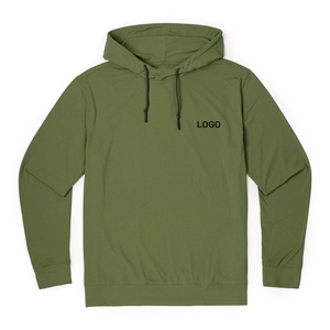 Design personalizzato logo <span class=keywords><strong>Slim</strong></span> <span class=keywords><strong>Fit</strong></span> manica lunga atletico pesca <span class=keywords><strong>uomo</strong></span> maglione Golf Pullover felpe leggere per gli uomini - Product Image 2