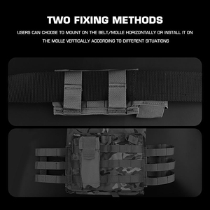 BP-123 Universal MOLLE Tourniquet Pouch High Pressure Nylon Tourniquet <strong>Holder</strong> for Belt or Plate Carrier - Product Image 2