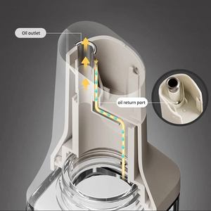 Nouvelle bouteille en verre transparente <span class=keywords><strong>de</strong></span> 500 ml pour la <span class=keywords><strong>cuisine</strong></span>, anti-fuite, pour le <span class=keywords><strong>vinaigre</strong></span>, la sauce soja, le stockage, l'huile <span class=keywords><strong>de</strong></span> <span class=keywords><strong>coco</strong></span>, l'huile d'olive, avec couvercle - Product Image 5