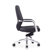Fauteuil de bureau pivotant en cuir moderne et professionnel FURICCO, hauteur réglable, structure en bois, accoudoirs fixes, garantie 5 ans