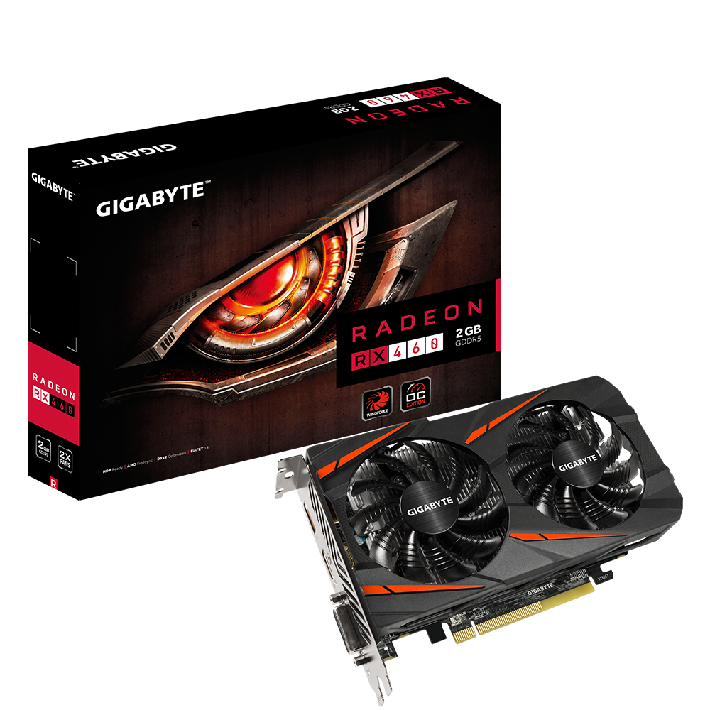 AMD Radeon RX 460 High Performance Graphics Card