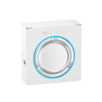 Support en aluminium de haute qualité, moderne, décoratif pour l'extérieur, en métal, antidérapant, porte-cendrier pour cigares avec silicone pour voitures