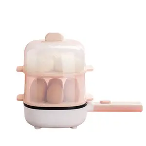 Zogifts Hot Sale 350W Small Single Double Layer Egg Poacher Multi-Function Automatic Power Off Steam Eggs