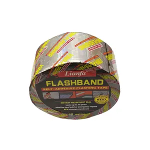 Fita de flashband de forte adesão, fita de vedação instantânea impermeável, fita adesiva impermeável para uso ao ar livre, 75mm, venda imperdível