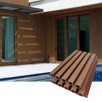 Décoration intérieure, panneaux muraux cannelés, alternative aux panneaux muraux WPC, panneau mural en bois WPC, bois décoratif moderne, maison, bureau, Vango