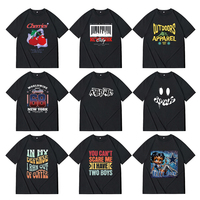 Kaos Unisex Oversize Retro Motif Bunga Kasual Bertema Sepak Bola Gaya Kolase Lengan Pendek 100% Katun Rajutan 200 Gram