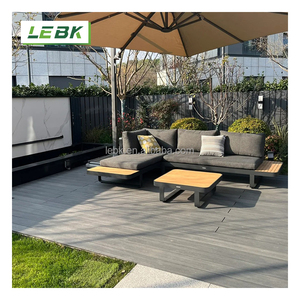 Revêtement de sol composite industriel extérieur imperméable pour <span class=keywords><strong>terrasse</strong></span> en bois d'ipé Panneau de <span class=keywords><strong>terrasse</strong></span> en coextrusion sans couture en teck PE - Product Image 2