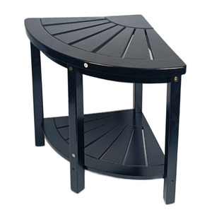 WDF تصميم حديث كرسي حمام خشبي متين من الخيزران للزاوية OEM/ODM للبيع بالجملة لتخزين مسند القدم في الحمام - Product Image 6