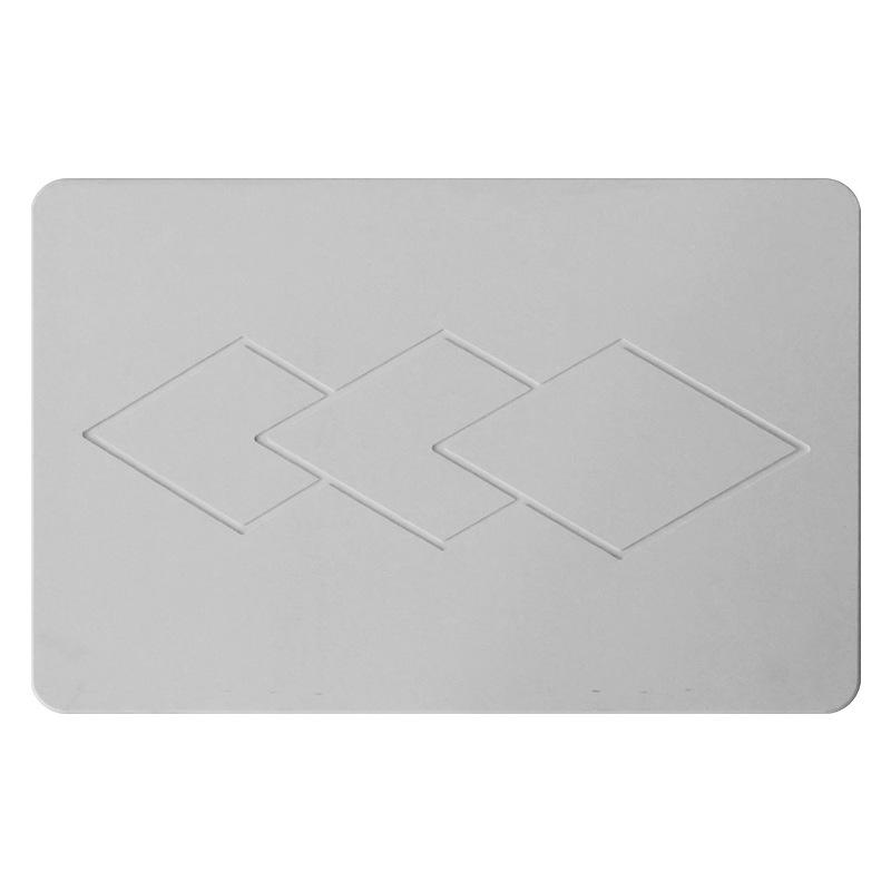 Tallado con 3 rombos - blanco