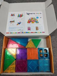 玉奇玩具3D磁性瓷砖积木套装教育建筑设计礼品5至7岁儿童 - Product Image 6