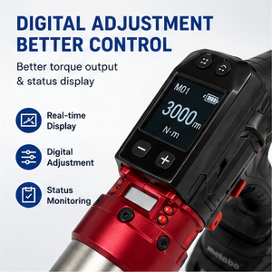 Chiave Dinamometrica Idraulica Ricaricabile ad Alta Velocità con Display Digitale, Batteria al Litio, Attacco da 1 Pollice, 220V - Product Image 3