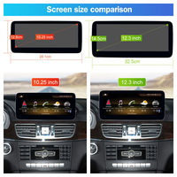 Reproductor multimedia para coche de 12.3 pulgadas con Android 13, 4G, 64G para Mercedes Benz Clase E W212 W207 2009-2016, pantalla inalámbrica CarPlay