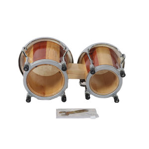 Tambores <span class=keywords><strong>Bongo</strong></span> de Juguete Seguros y No Tóxicos con Cuerpo de Madera y Marco de Metal para Niños Mayores de 3 Años, con Logotipo Personalizado y Opciones OEM/ODM, Venta al Por Mayor - Product Image 6