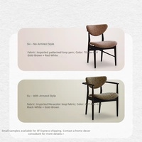 Chaise individuelle Xife, style rétro français, chaise de salle à manger design en bois massif, chaise de bureau avec dossier, chaise de restaurant style Wabi-Sabi, moderne