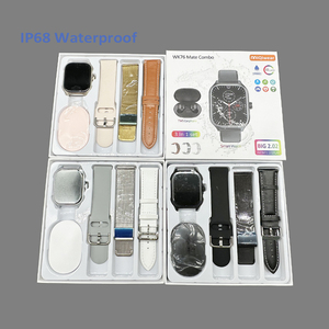 Montre connectée WK76 Hot Smart Watch 4 en 1 avec écouteurs série 9, montre Reloj <span class=keywords><strong>W26</strong></span> Pro Max, écouteurs TWS, montre connectée 2 en 1 T55 Pro Max - Product Image 2