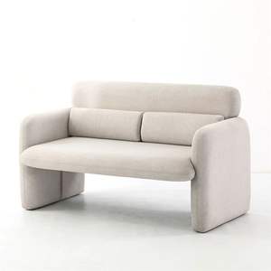 Commercio all'ingrosso moderno elegante orsacchiotto in pile divano singolo sedia con braccioli <span class=keywords><strong>e</strong></span> cuscino accento sedia per sala da pranzo soggiorno camera da letto - Product Image 2