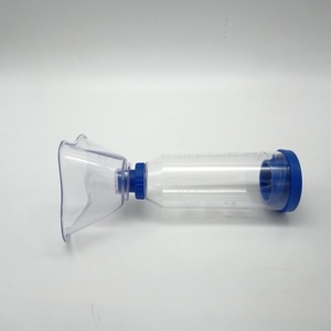 Dispositif d'inhalation pour enfants avec valve, masque d'inhalation pour l'asthme, dispositif de dosage, masque d'inhalation pédiatrique en PVC de qualité médicale, inhalateur avec espaceur, certifié CE - Product Image 3