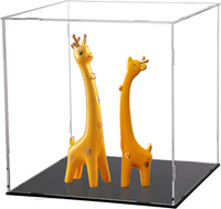 Présentoir pour objets de collection, boîte acrylique transparente, boîtier en verre alternatif pour exposer des figurines d'action, rangement à domicile