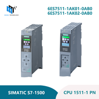 Controladores PLC SIEMENS SIMATIC S7-1500 CPU 1511-1 PN 6ES7511-1AK02-0AB0 y 6ES7511-1AK01-0AB0 Comunicación PROFINET Integrada