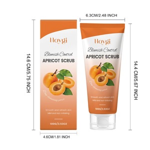 Gommage nettoyant à l'abricot, hydratant doux, nettoyant rafraîchissant, non desséchant, doux et délicat pour le visage. - Product Image 3