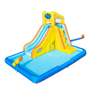 Bestway 53349 14 '8 "X 10' 2" X 8 '9 "Inflable Frente A LA Playa Bonanza <span class=keywords><strong>Mega</strong></span> Parque Acuático - Product Image 1