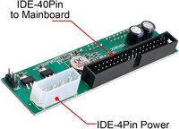 Adaptador Convertidor de Disco SATA a IDE/PATA de 39 Pines y 40 Pines para Placa Base PCBA para Disco Duro de Escritorio y de 2.5 y 3.5 Pulgadas VERM03C