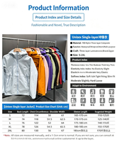 Veste d'hiver à capuche 3 couches JK-OEM pour homme, style urbain, imperméable, avec logo frontal, idéale pour l'escalade