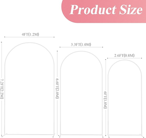 Arco in metallo personalizzato 2026 per fondali, espositore floreale, struttura in metallo dorato per fondali, supporto per arco floreale - Product Image 6