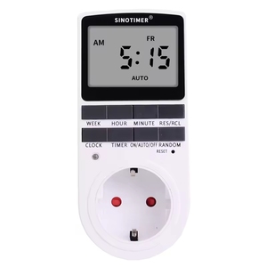TM515-EU Mini Smart Electrical LCD Digital <b>Socket</b> <b>Timer</b> 7 Days Weekly Programmable Wall <b>Plug</b>-in Switch EU <b>Plug</b> 220V AC 16A Load - Product Image 2