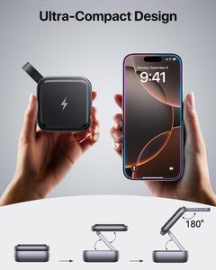 Cargador Inalámbrico 3 en 1 Magnético Plegable, Base de Carga Rápida para iPhone 17-12/Serie Air, para Reloj Inteligente y para <span class=keywords><strong>AirPods</strong></span> - Product Image 5