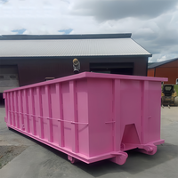 Assurance qualité Couleur Baignoire Style 20 Yard Roll off Dumpsters pour l'élimination des déchets