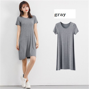 Robe slip complète en modal pour femmes jupe gilet à bretelles spaghetti 90 à 120cm de long sous la robe camisoles glisse <span class=keywords><strong>jupon</strong></span> intérieur L0294-1 - Product Image 5