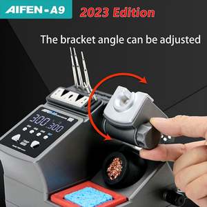 Estación de soldadura AIFEN A9 con punta de soldador <span class=keywords><strong>C210</strong></span>/C245/C115 Mango para Estación de Reparación de soldadura electrónica PCB BGA sin plomo - Product Image 4