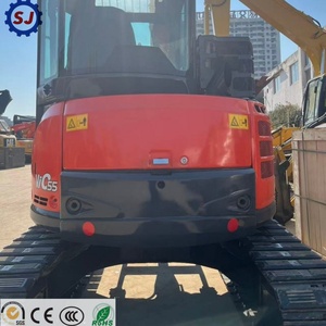 Miniexcavadora Usada Original de Japón YANMAR VIO55 de 5 Toneladas, Excavadora Hidráulica de Orugas con Giro Cero, Modelos ViO35, ViO75, ViO80 para Construcción - Product Image 5