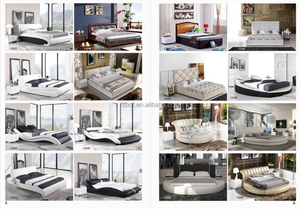 Lits de chambre à coucher modernes Tête de <span class=keywords><strong>lit</strong></span> à LED Lampe de lecture A022-1 <span class=keywords><strong>Lit</strong></span> bas moderne et élégant <span class=keywords><strong>avec</strong></span> tête de <span class=keywords><strong>lit</strong></span> rembourrée pour chambre à coucher - Product Image 6