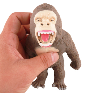 TPR şempanze tasarım anti-stres sıkmak Gorilla maymun oyuncak süper gerilebilir erkek kız için özel Logo yenilik <span class=keywords><strong>Toy</strong></span> oyuncak - Product Image 5