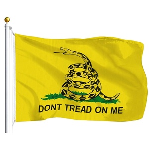 Promosi spanduk ular kuning kaki 3x5 tidak tapak pada saya bendera 3x5ft bendera Gadsden - Product Image 1