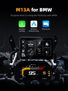 Pour <span class=keywords><strong>moto</strong></span> <span class=keywords><strong>BMW</strong></span>, CarPlay sans fil 6,2 pouces, Android Auto pour <span class=keywords><strong>BMW</strong></span> R1200GS R1250GS ADV, navigation numérique sur tableau de bord - Product Image 2
