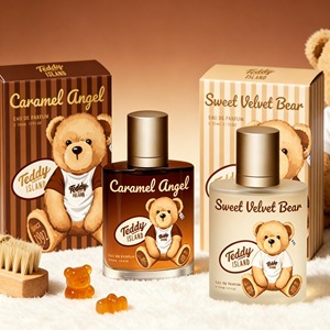 <span class=keywords><strong>Parfum</strong></span> Lancui pour femme, Teddy Bear Caramel <span class=keywords><strong>Angel</strong></span>, <span class=keywords><strong>parfum</strong></span> gourmand sucré longue durée, style dessin animé mignon, étiquette privée personnalisée - Product Image 3