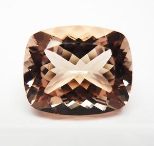 Alta calidad exportación grado 100% Natural melocotón morganita suelta facetado cojín corte DIY joyería Fabricación de piedras preciosas para la venta a granel OEM - Product Image 2