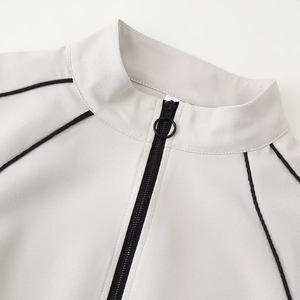 Giacca Bomber <span class=keywords><strong>Chic</strong></span> da <span class=keywords><strong>Donna</strong></span> Primavera 2025, Nuovo Stile <span class=keywords><strong>Casual</strong></span> con Bordi Vintage, Maniche Lunghe e Tasche, Capospalla Femminile Alla Moda - Product Image 3