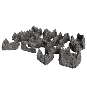 Paredes <span class=keywords><strong>de</strong></span> Poliresina en Miniatura Personalizadas, Pintadas a Mano, para Juegos <span class=keywords><strong>de</strong></span> Rol, Fantasía 3D, Cristales Dispersos, Túneles <span class=keywords><strong>de</strong></span> Goblins, Terreno para Juegos <span class=keywords><strong>de</strong></span> Guerra - Product Image 4