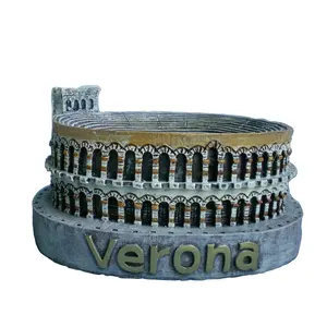 wholesale Italy verona 3d resin building model tourist souvenirs for decoration home