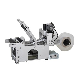 Semi Auto Square Round Bottle <strong>Labeling</strong> Machine Sticker <strong>Labeler</strong>